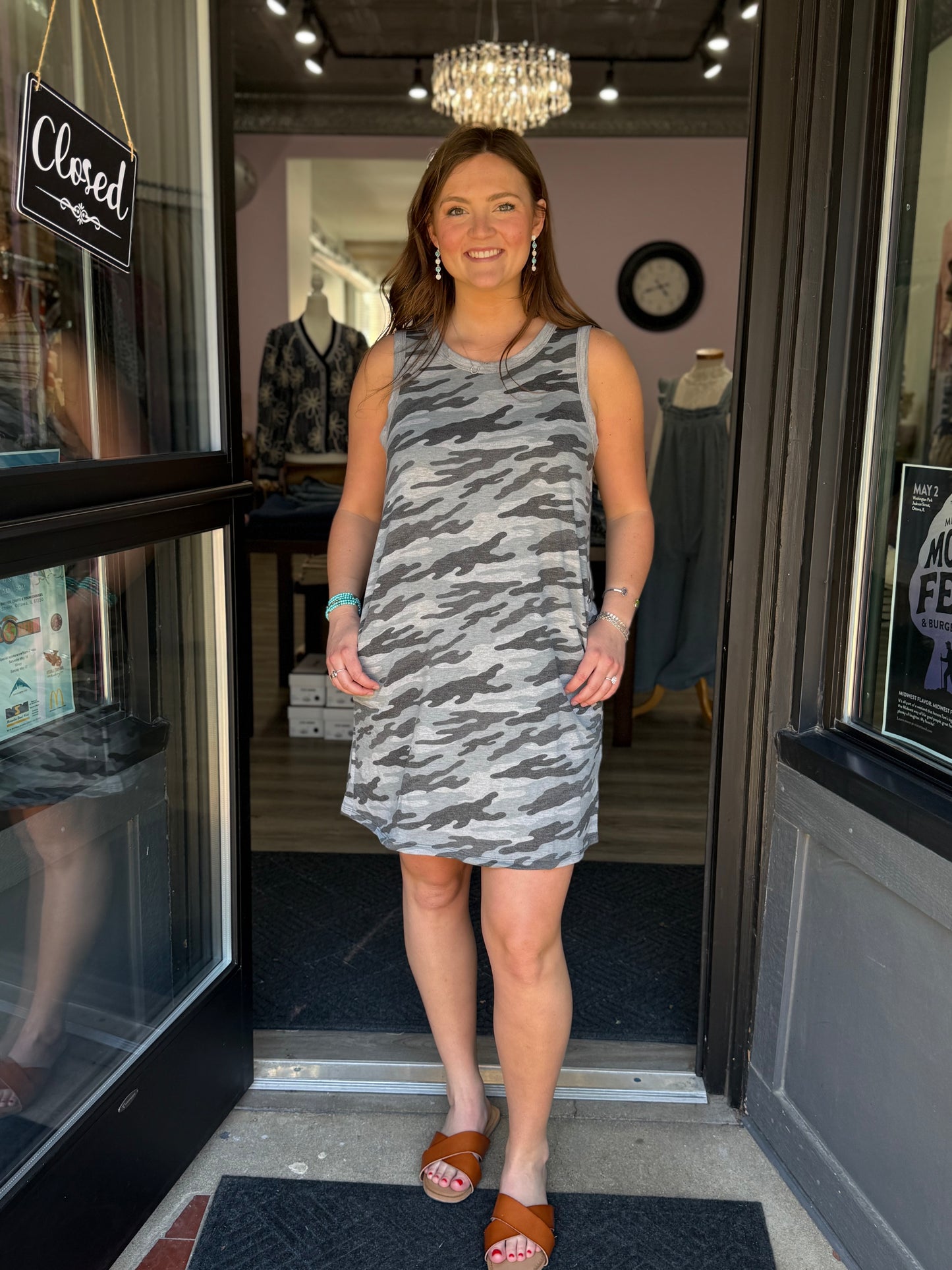 Camo Tank Dress