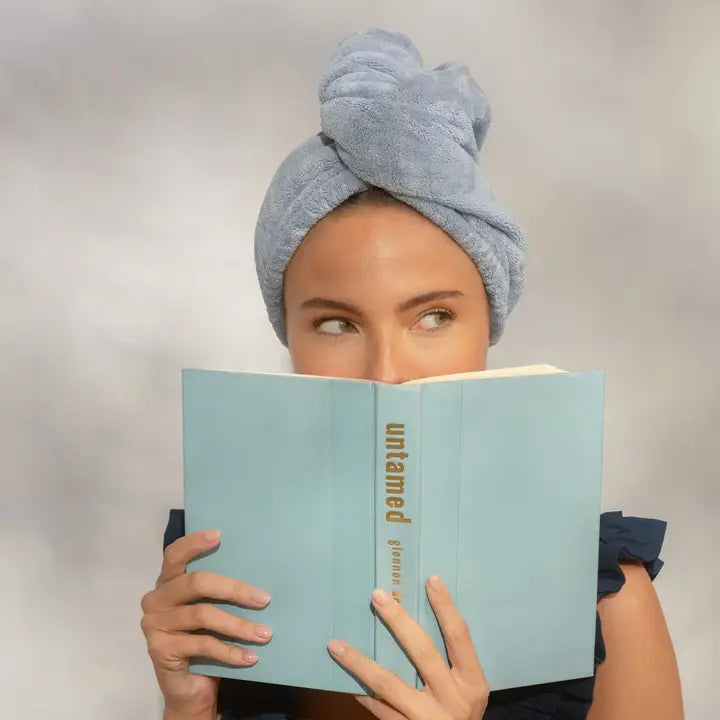 Blue Hair Towel
