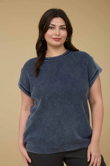 Button Back Sweater Vest