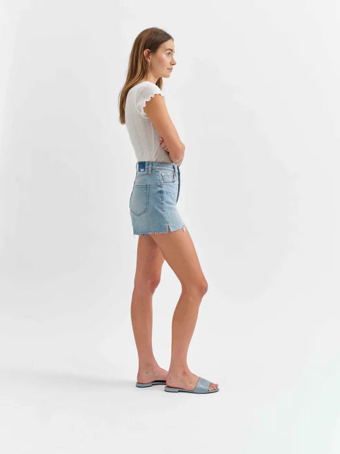 Bottom Line Raw Hem Shorts