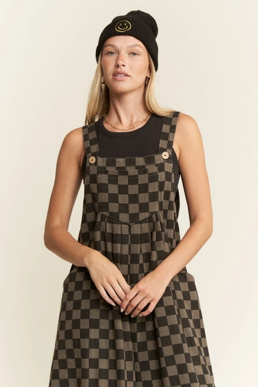Checkered Overalls