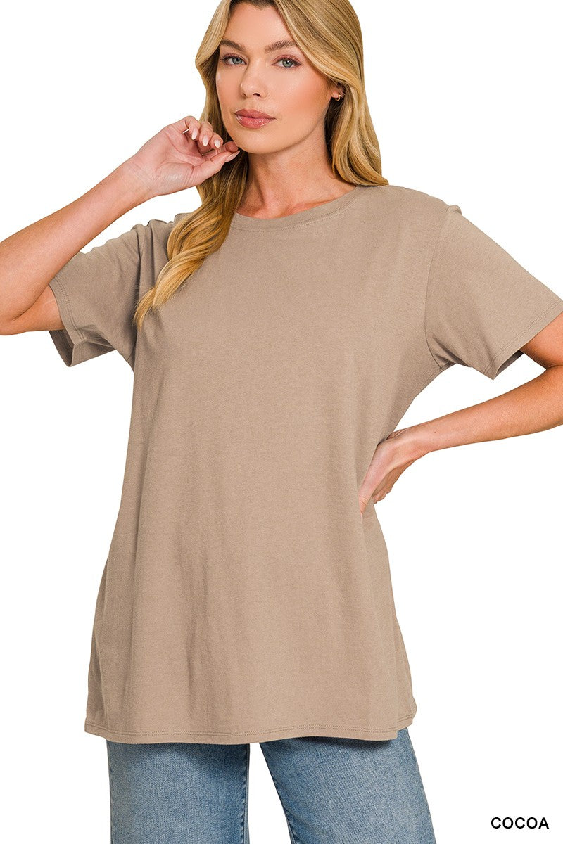 Boyfriend Round Neck Tee