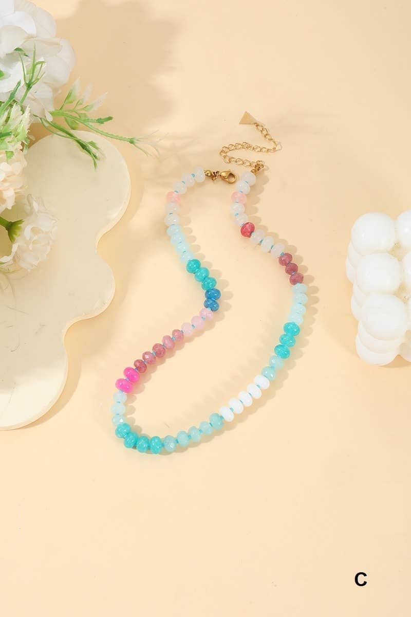 Agate Gemstone Necklace