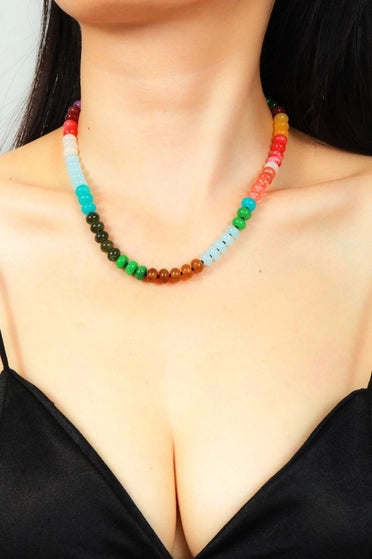 Trendy Gemstone Necklace
