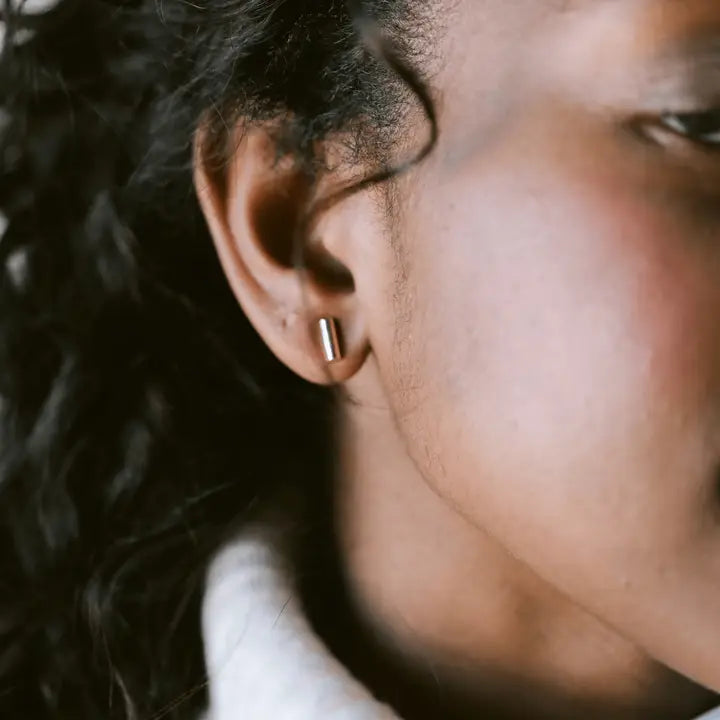 Gold Bar Studs