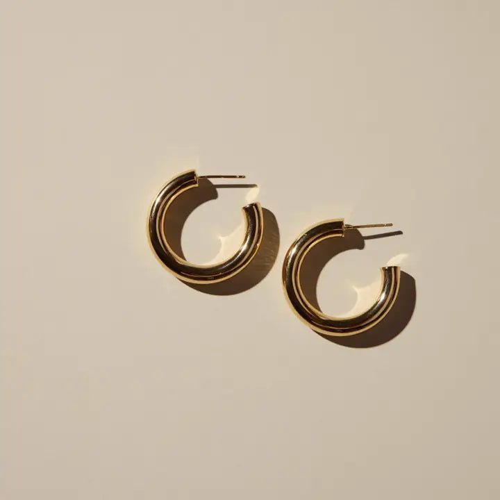 Gold Statement Hoops