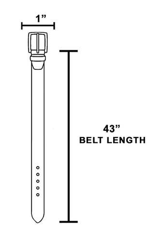 Rectangle Buckle Belt