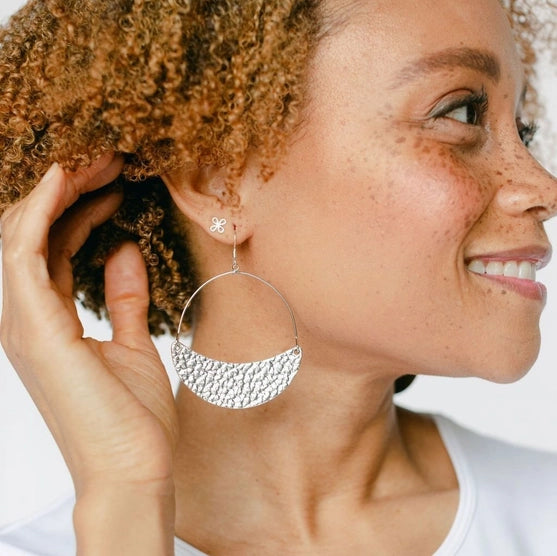 Silver Signature Studs
