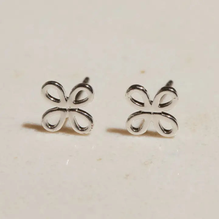 Silver Signature Studs