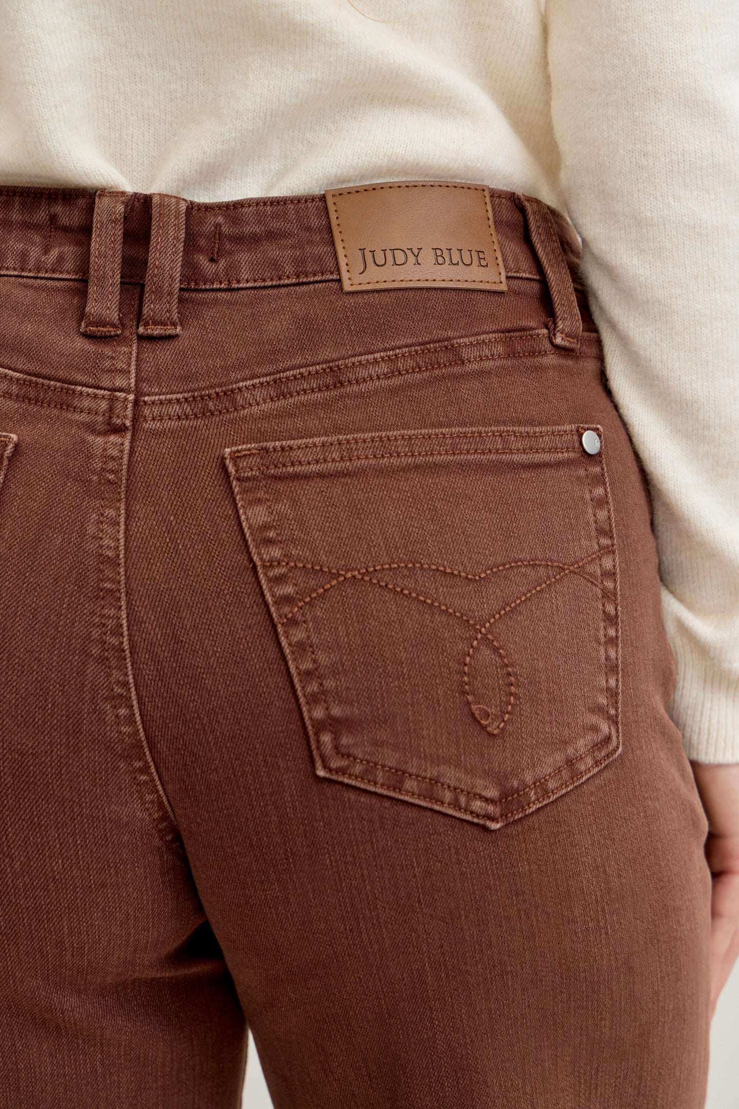 Brown Crop Judy Blue