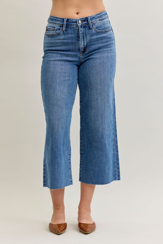 Classic Raw Hem Crop