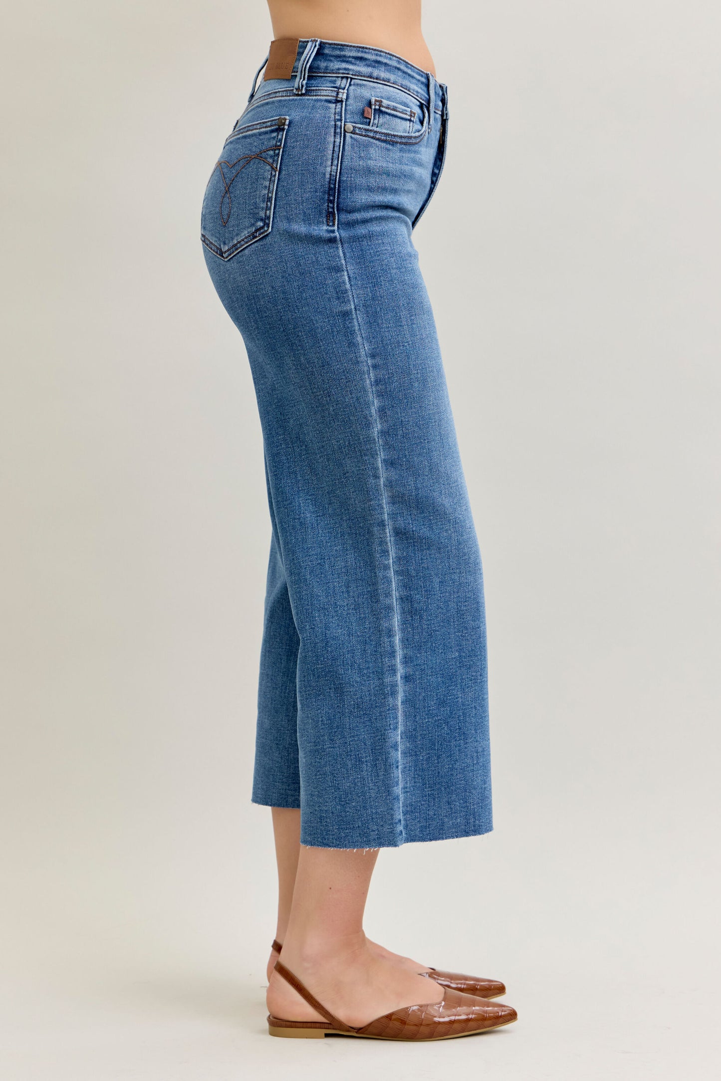 Classic Raw Hem Crop