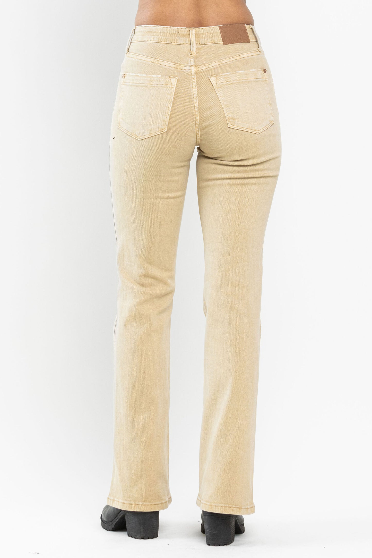 Khaki Boot Cut Jean
