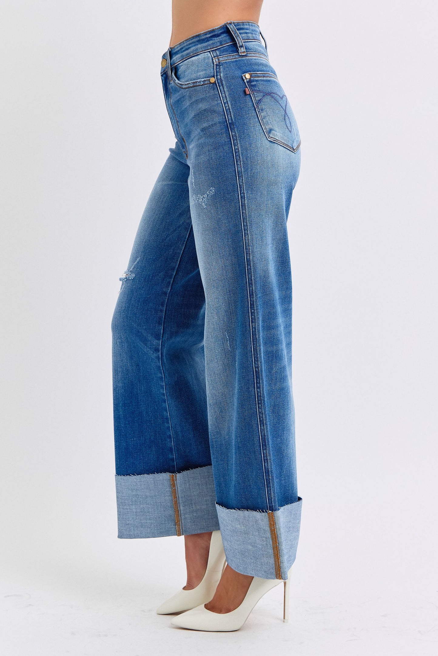 Retro Wide Leg Cuff