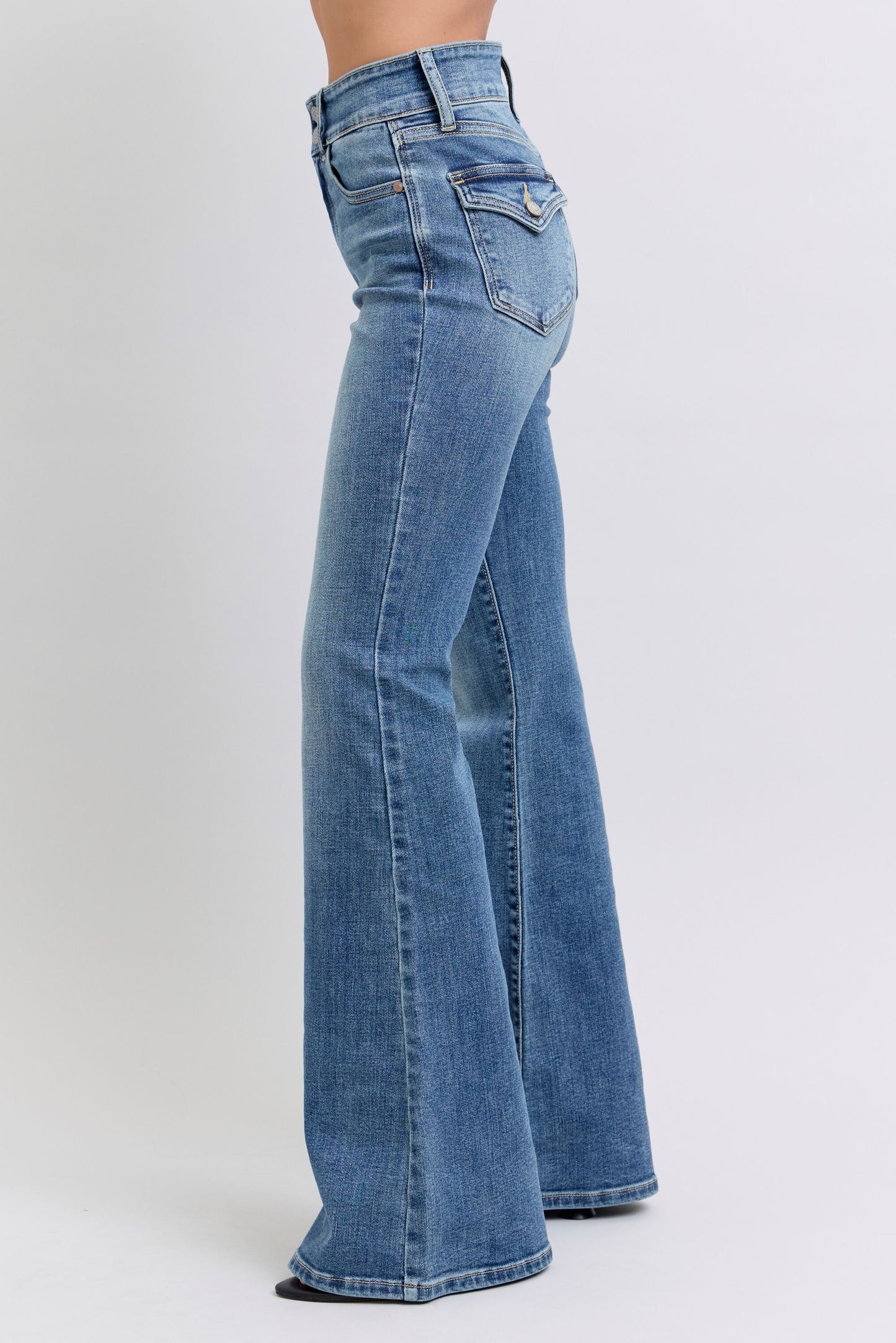 Double Button Flare