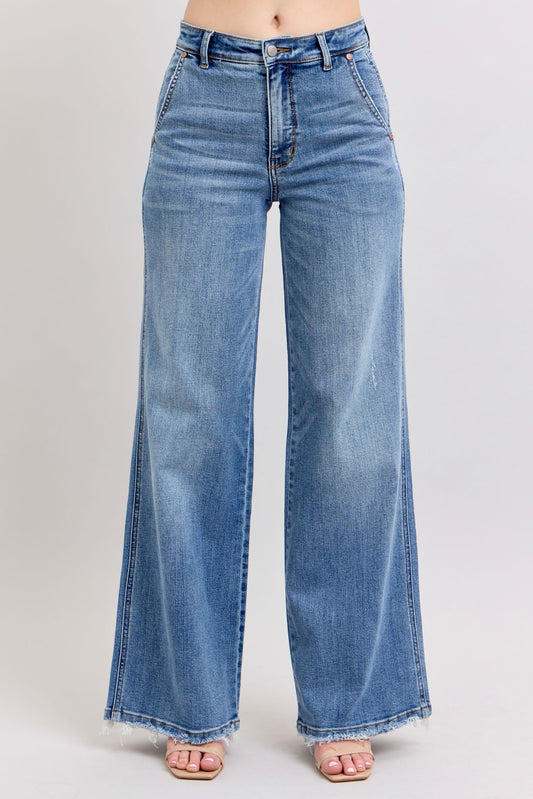 Wide Leg with Fray