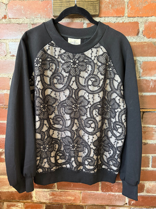 Lace Sweatshirt