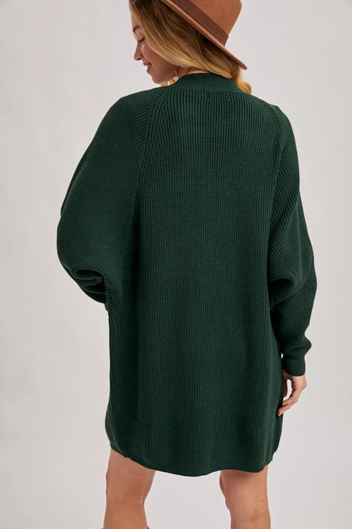 Batwing Green Cardigan