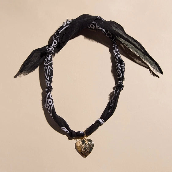 Bandana Charm Necklace