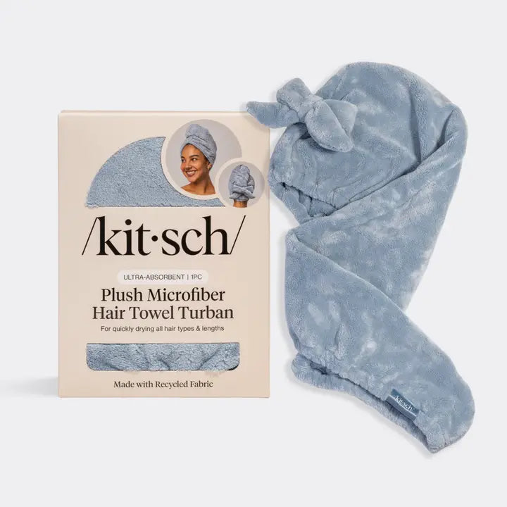 Blue Hair Towel