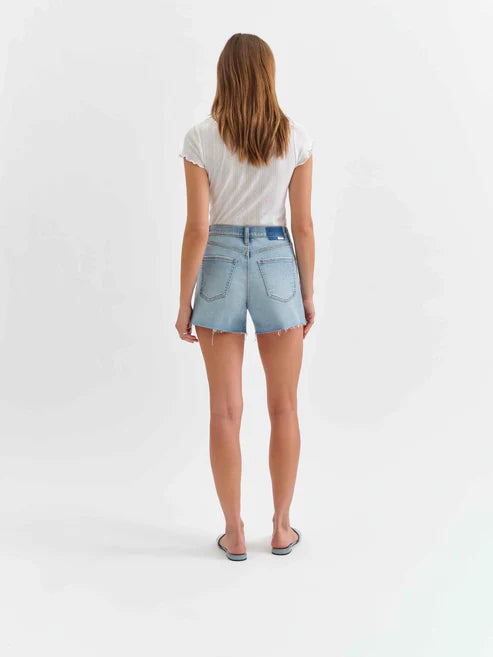 Bottom Line Raw Hem Shorts