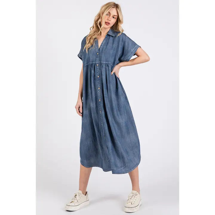 Wildflower Chambray Dress