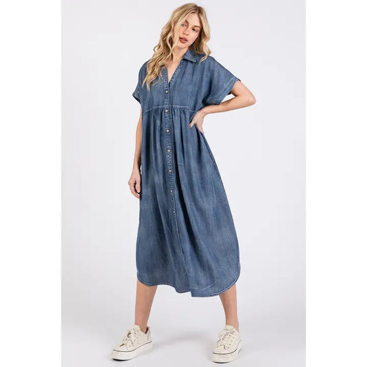 Wildflower Chambray Dress