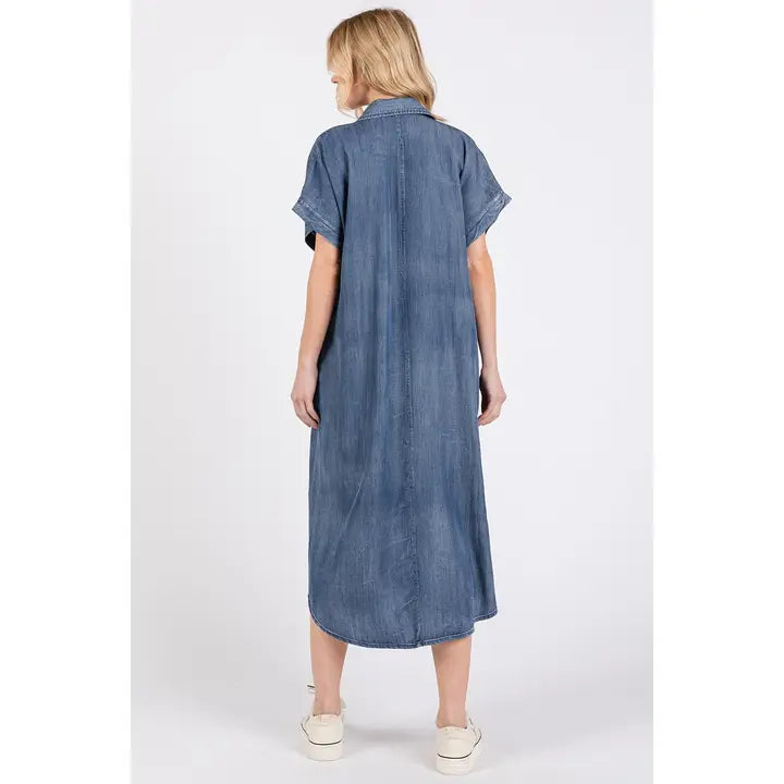 Wildflower Chambray Dress