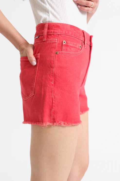 Chili Pepper Fray Bottom Shorts