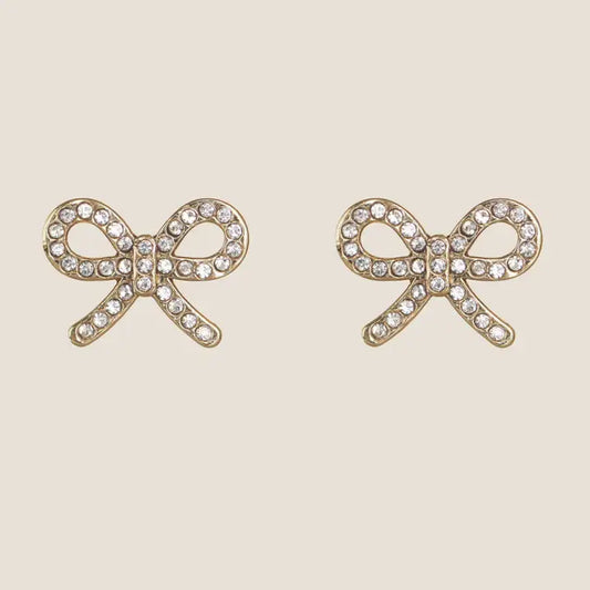 Crystal Bow Studs