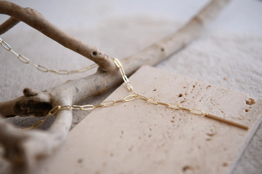 Gold Bar Necklace