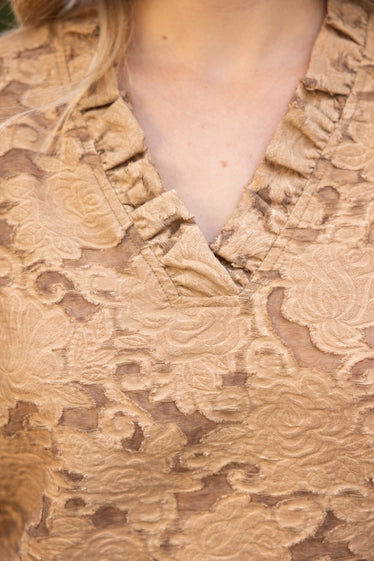 Floral Burn V-neck