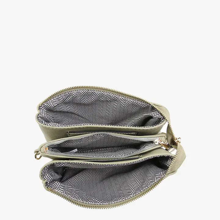 Riley Glitter Crossbody