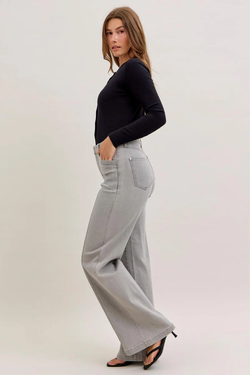 Gray Wide Leg
