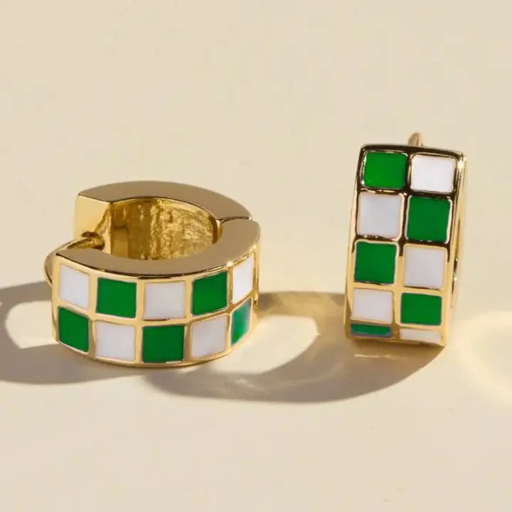 Green Checkered Huggies