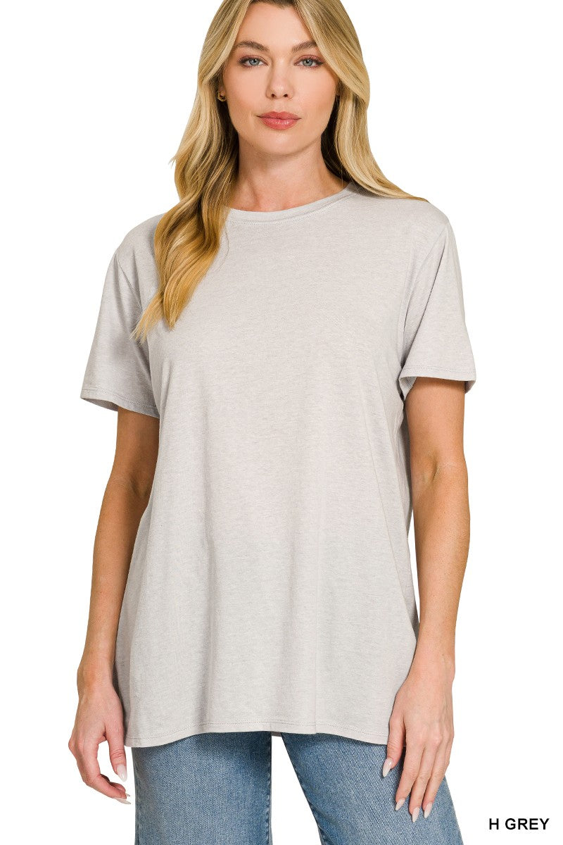 Boyfriend Round Neck Tee