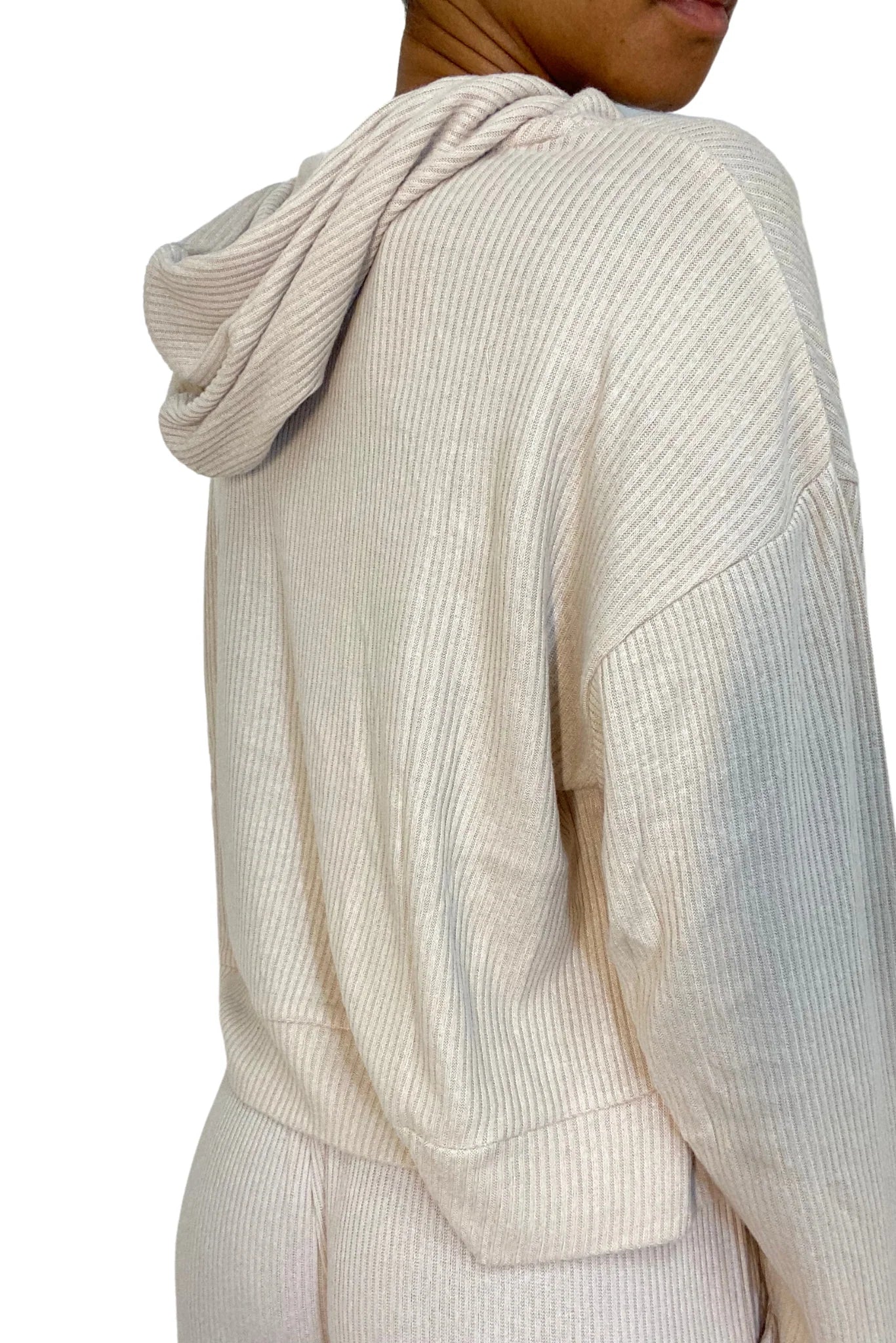 Ribbed Hacci Zip UP
