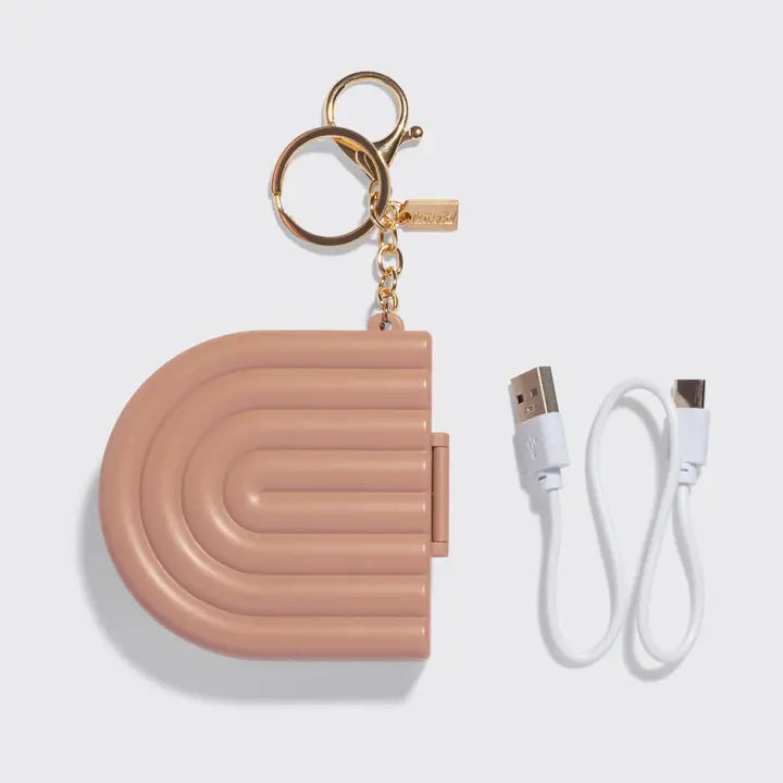 Compact Mirror Keychain