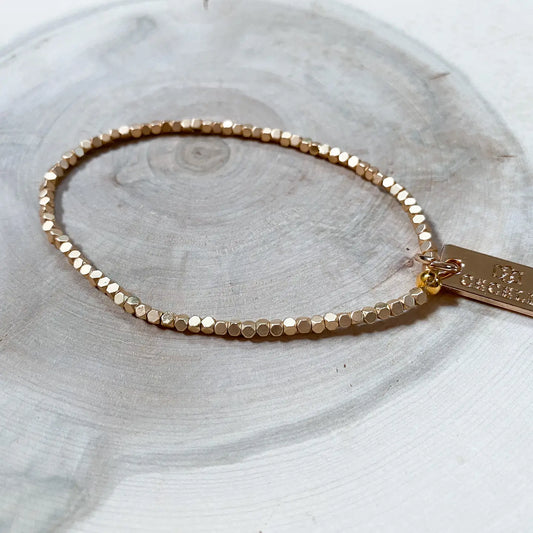 Gold Nugget Bracelet