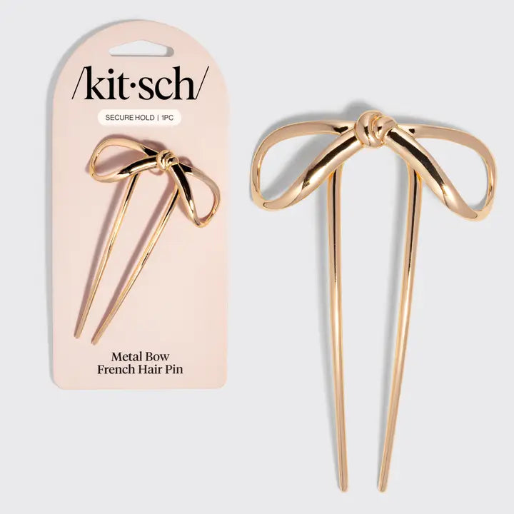 Metal Bow hair clip