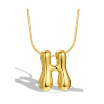 Bubble Letter Necklace