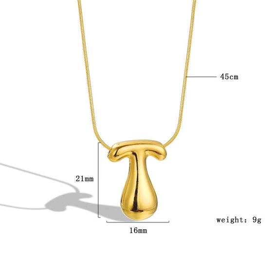 Bubble Letter Necklace