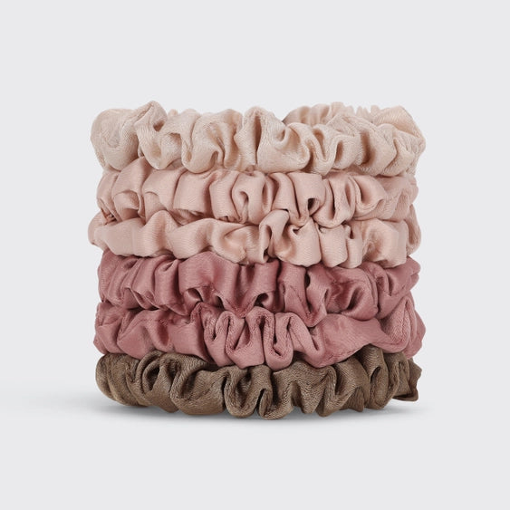 Ruched Satin Scrunchies