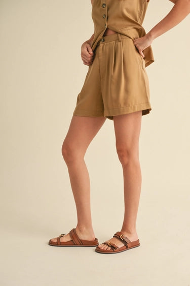 Pleated Dress Shorts