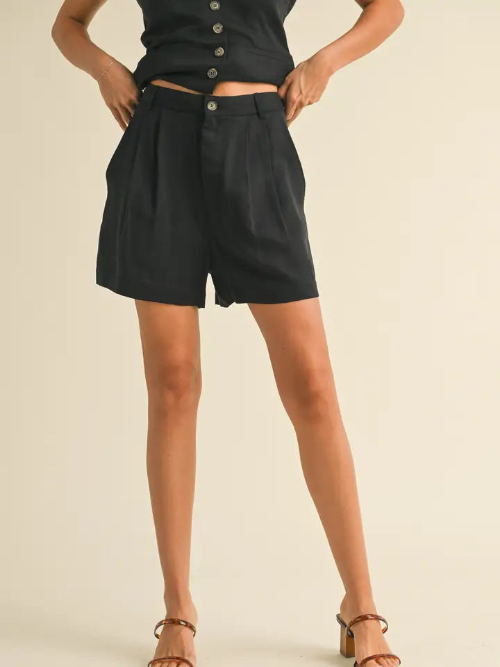 Pleated Dress Shorts