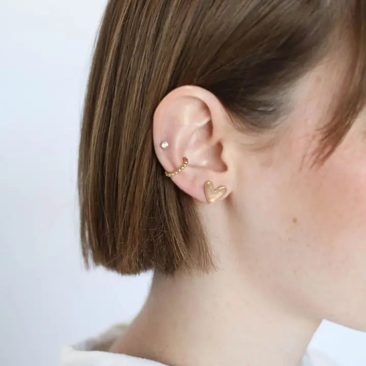 Rose Quartz Studs