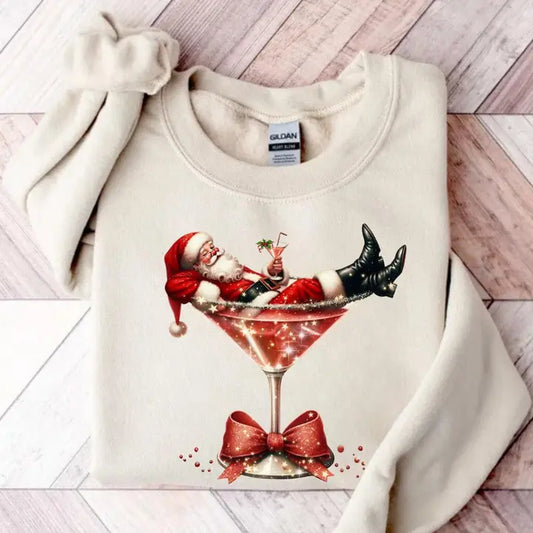 Santa's Hot Mess Martini