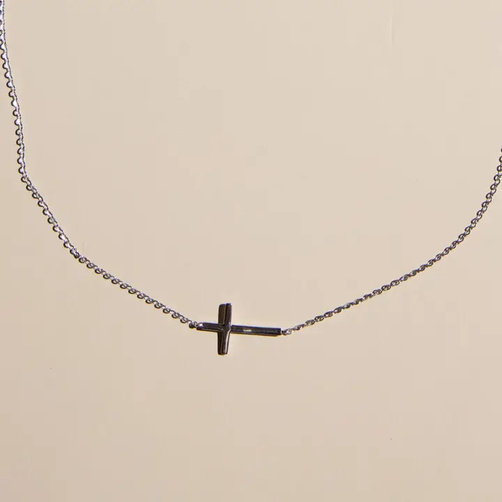 Silver Cross Necklace