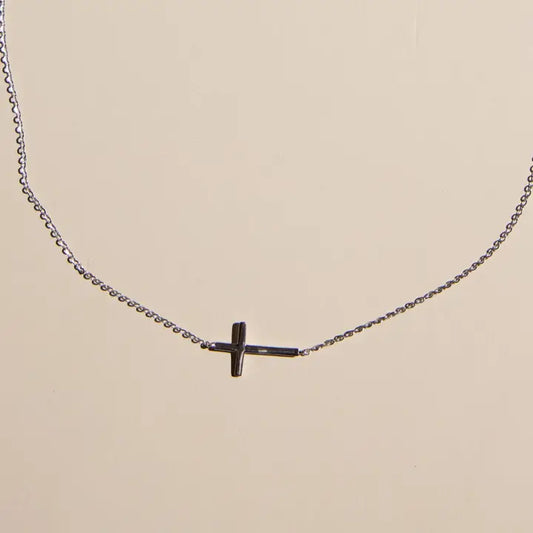 Silver Cross Necklace