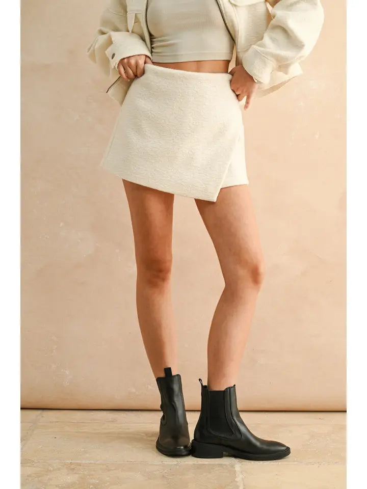 Textured Skort